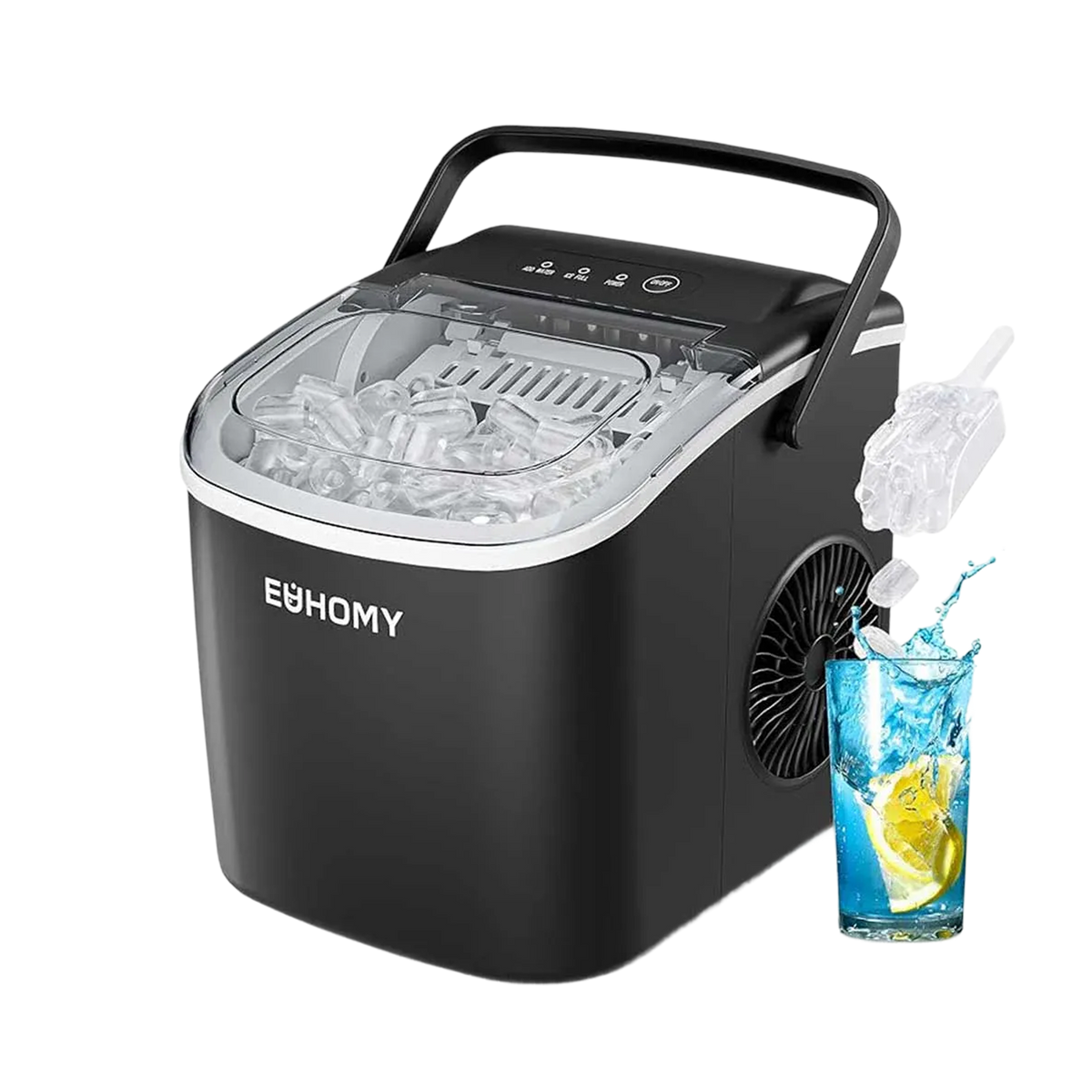 Euhomy Dart H1 Bullet Ice Maker - Black