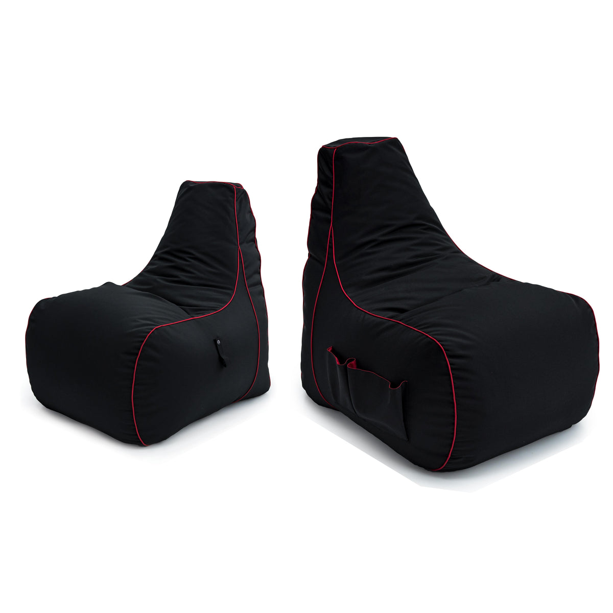 Gaming Bean Bag Chairs Kids Mini & Adult Gamer Beanbags - Electric Crimson