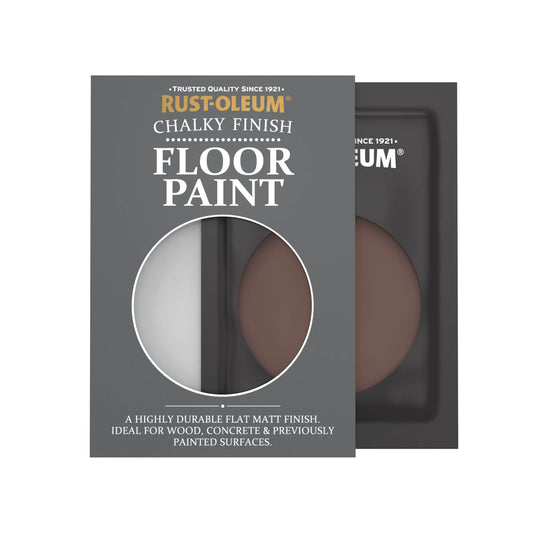 Rust-Oleum Red Chalky Floor Wood & Concrete Paint - Valentina 10ml