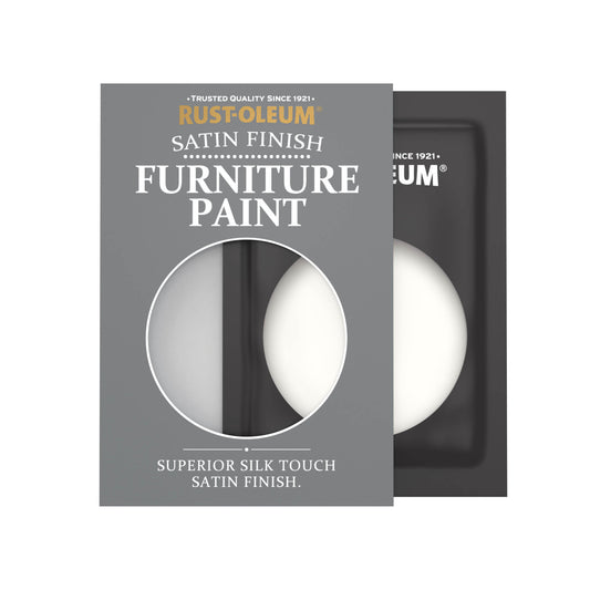 Rust-Oleum White Satin Furniture Paint - Sweet Nothing 10ml
