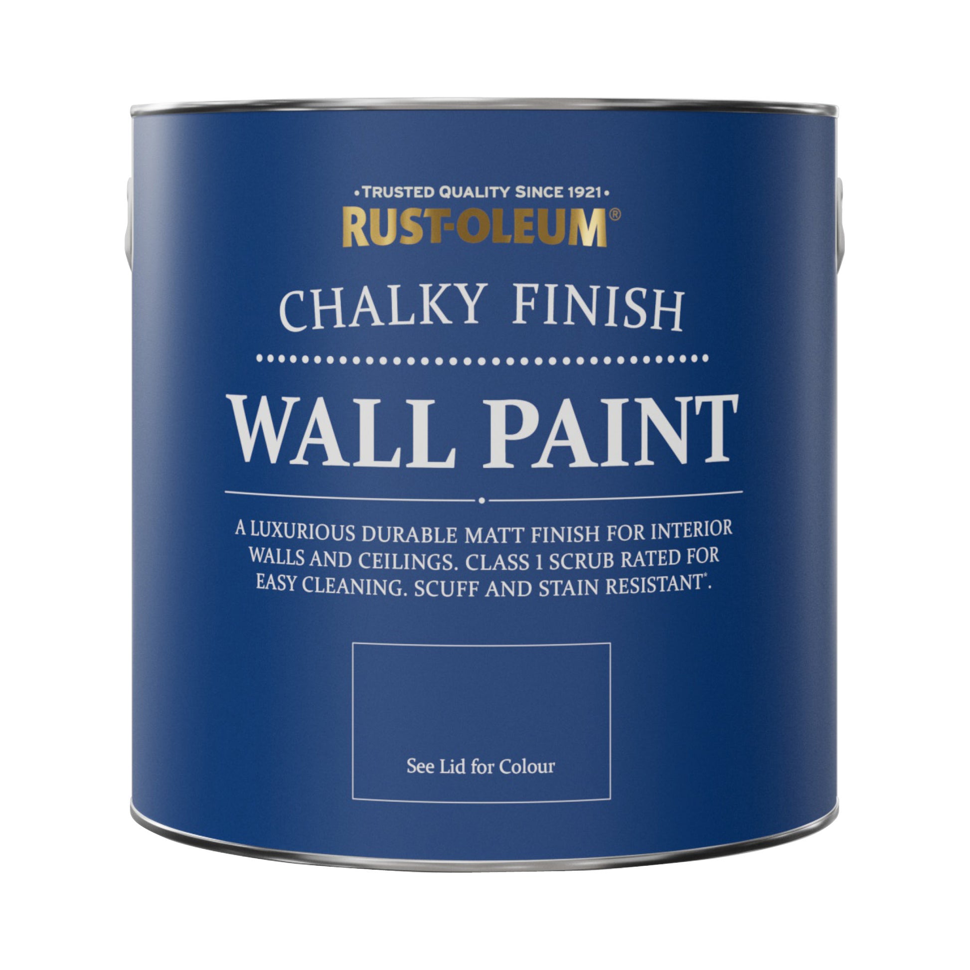 Rust-Oleum Chalky Finish Red Wall & Ceiling Paint - Valentina 2.5L