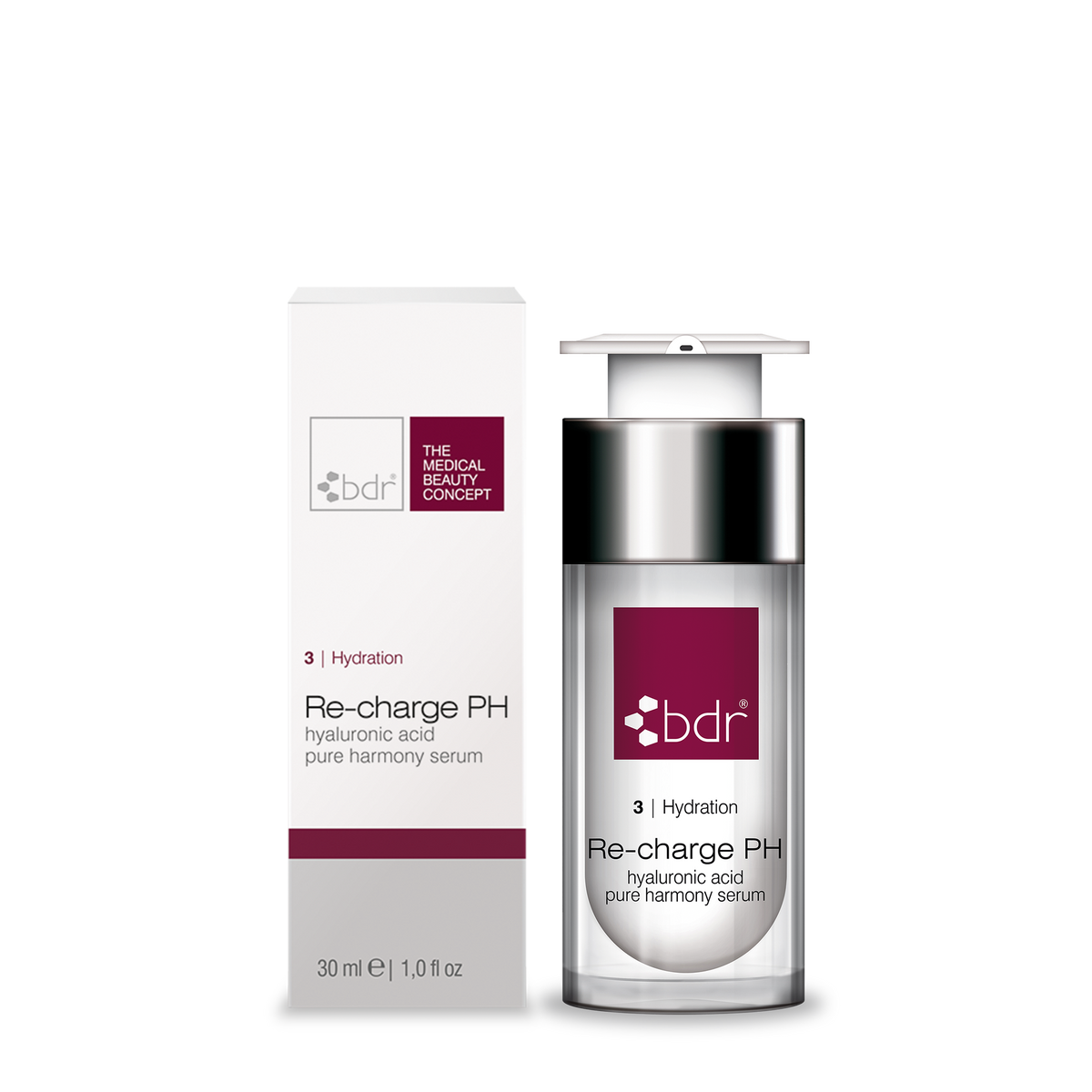 Re-charge PHhyaluronic acid  pure harmony serum - 30 ml