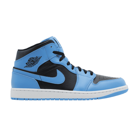 Air Jordan 1 Mid University Blue Black - 40 / Standard