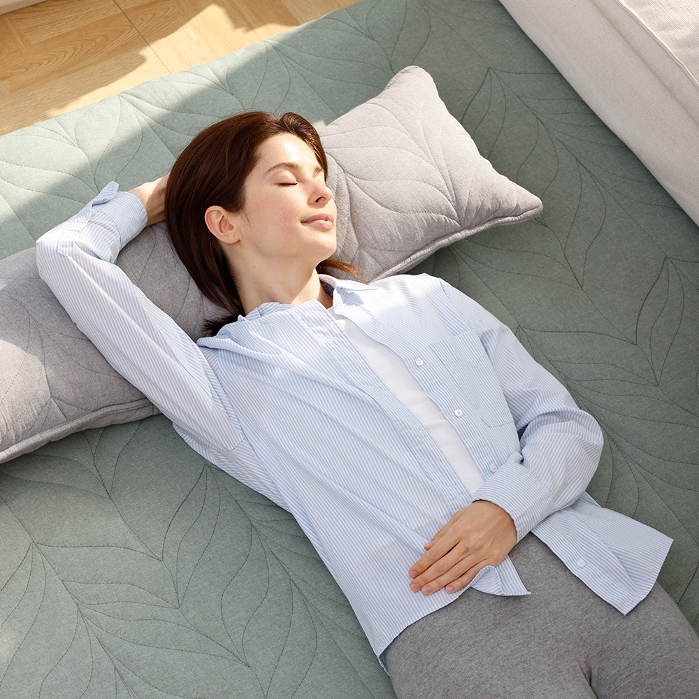 Wheat Short Body Pillow - Grey / 39"*12.2"