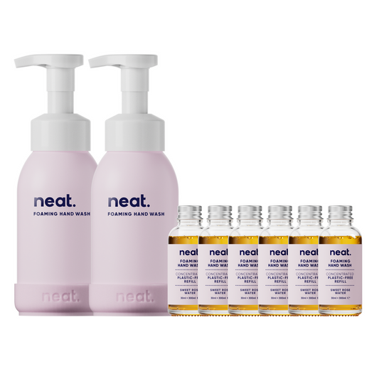 Neat Foaming Hand Wash Bundle, Sweet Rose Water