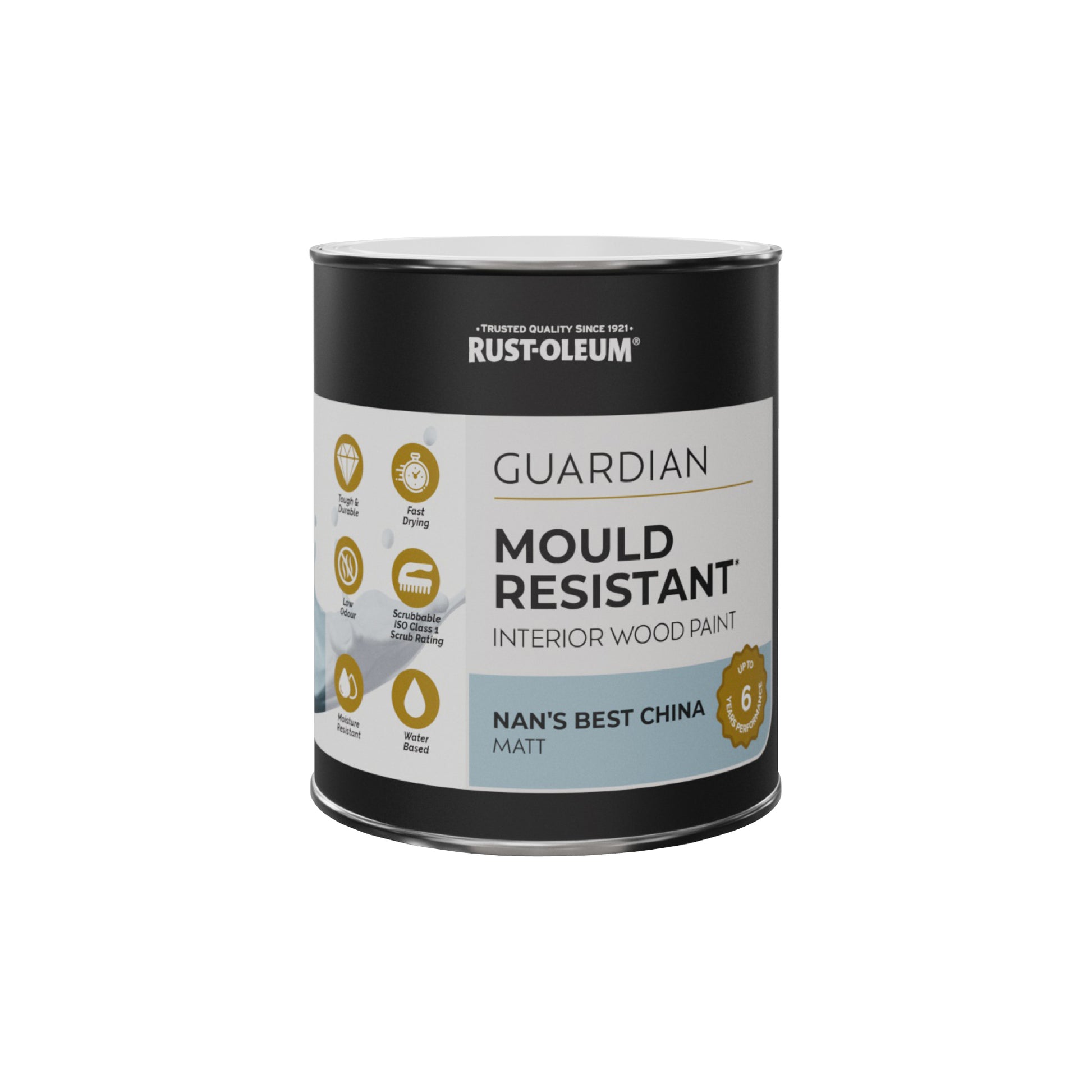 Guardian Mould Resistant Blue Matt Interior Wood Paint - Nan's Best China 750ml