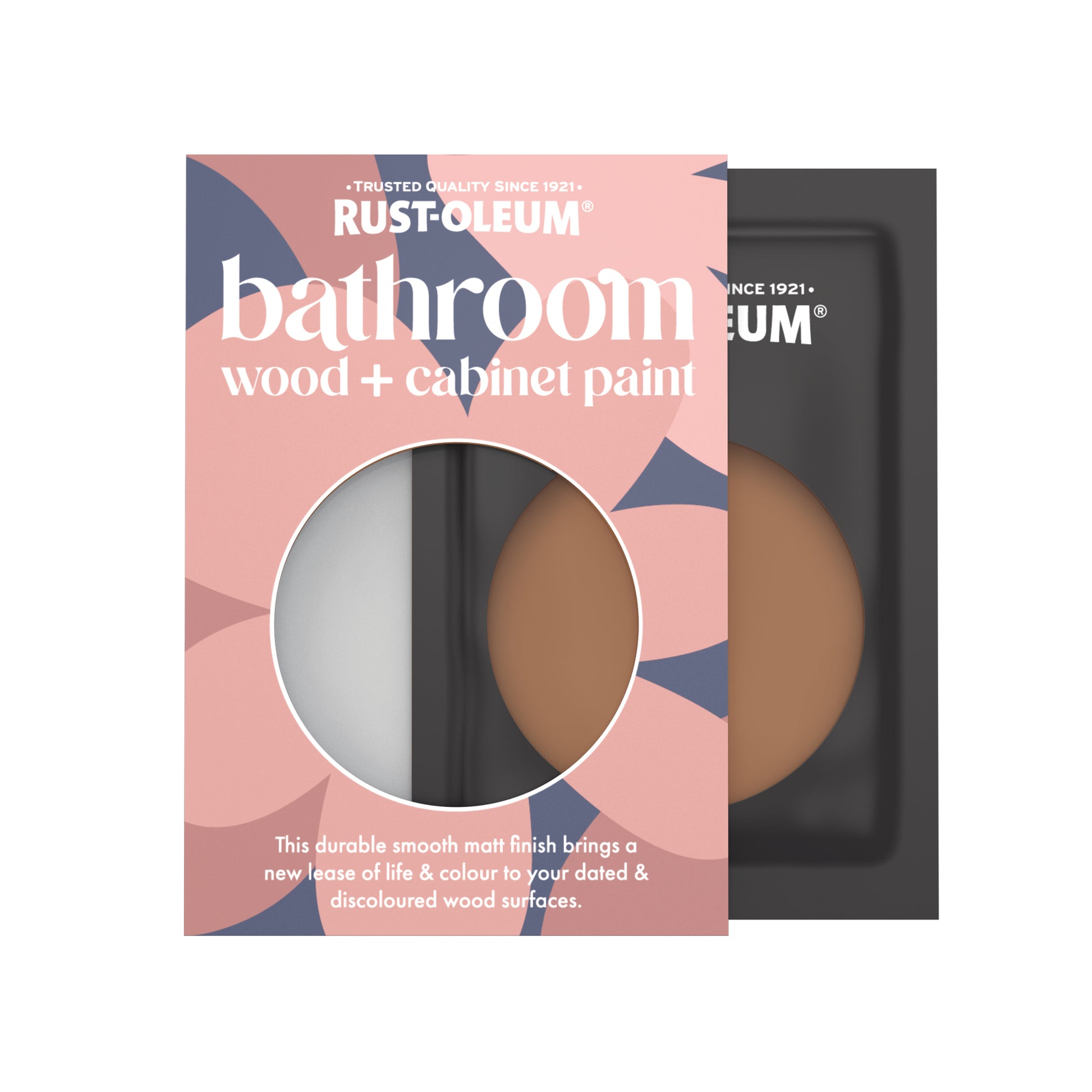Rust-Oleum Orange Matt Bathroom Wood & Cabinet Paint - Terracotta 10ml