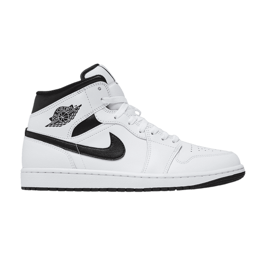 Air Jordan 1 Mid Weiß Schwarz - 40 / Standard