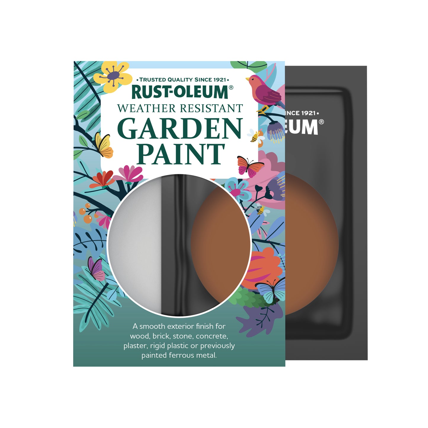 Rust-Oleum Brown Gloss Finish Garden Paint - Coffee Bean 10ml