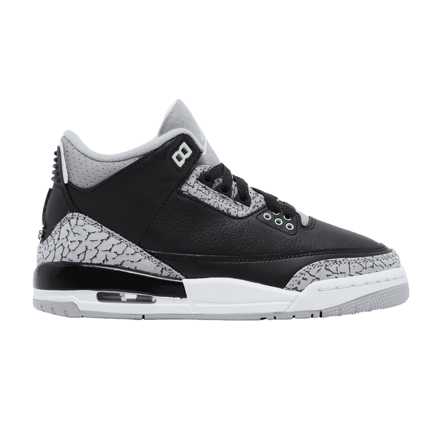 Air Jordan 3 Retro GS Green Glow - 35.5 / Standard