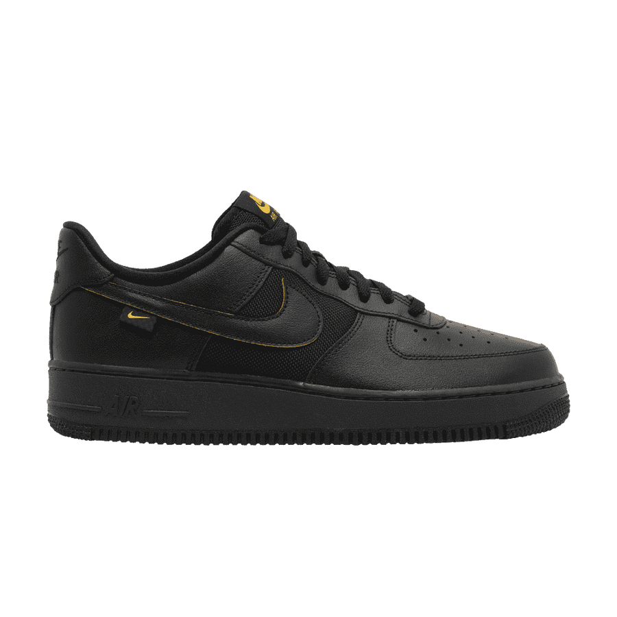 Nike Air Force 1 Low '07 Ballistic Mesh Black University Gold - 38.5 / Standard