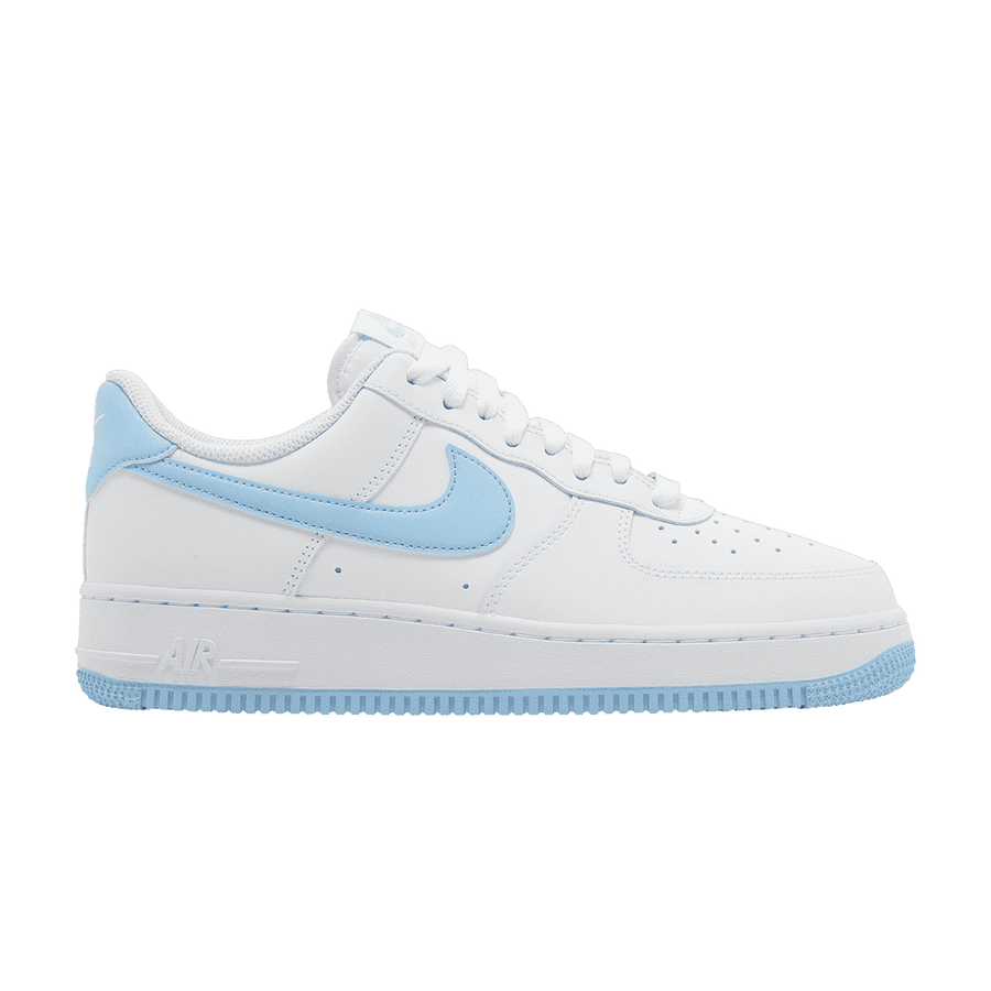 Nike Air Force 1 '07 Weiß Aquarius Blau - 38.5 / Standard