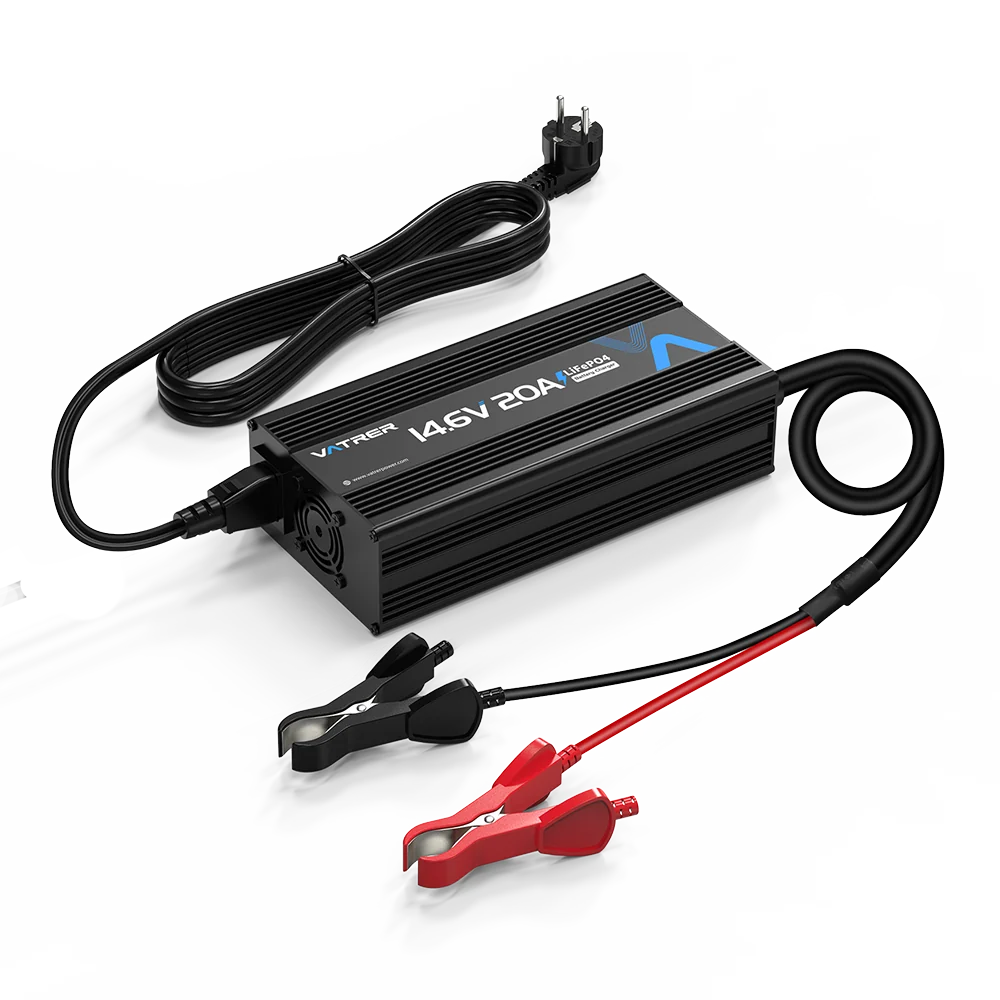 14.6V 20A Intelligent AC-DC 12V Lithium Iron Phosphate Battery Charger CA