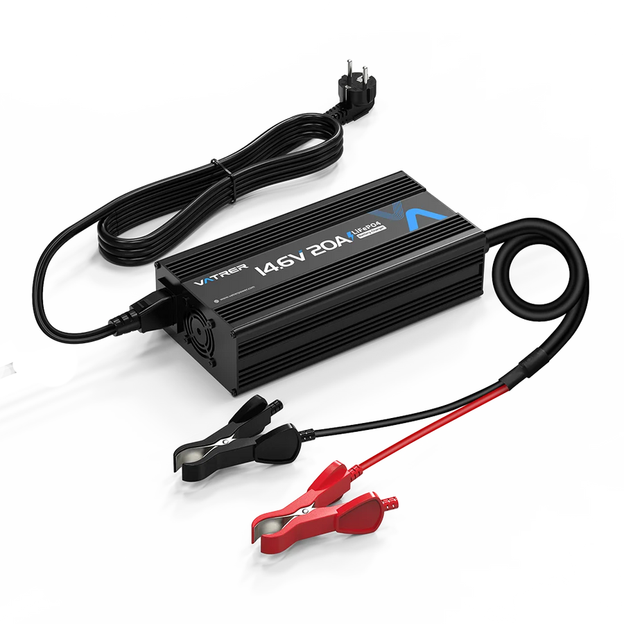 14.6V 20A Intelligent AC-DC 12V Lithium Iron Phosphate Battery Charger CA