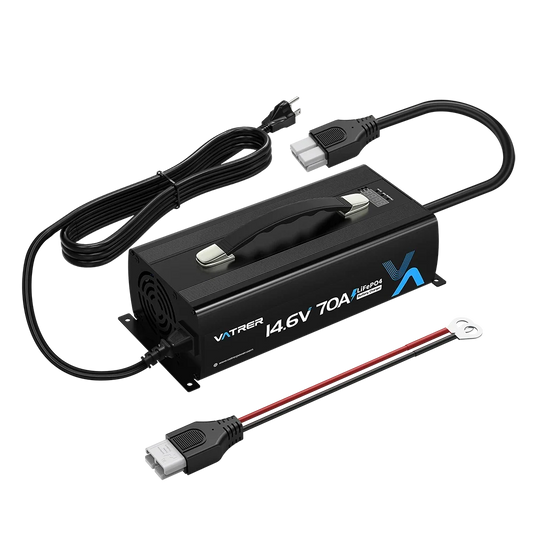 Vatrer 14.6V 70A Fast AC-DC 12V LiFePO4 Battery Charger