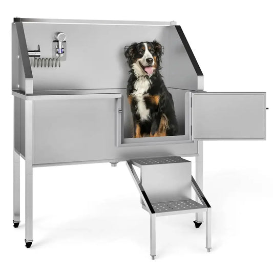 Coziwow 49.2"L Stainless Steel Pet Bath Pool