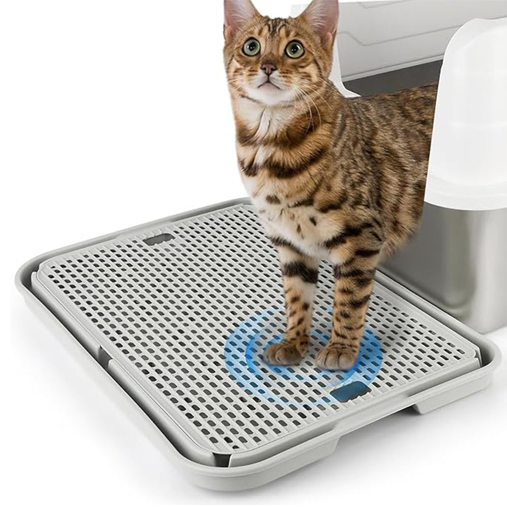Light Gray Litter Box Step - 16.5"x11.2"x1"