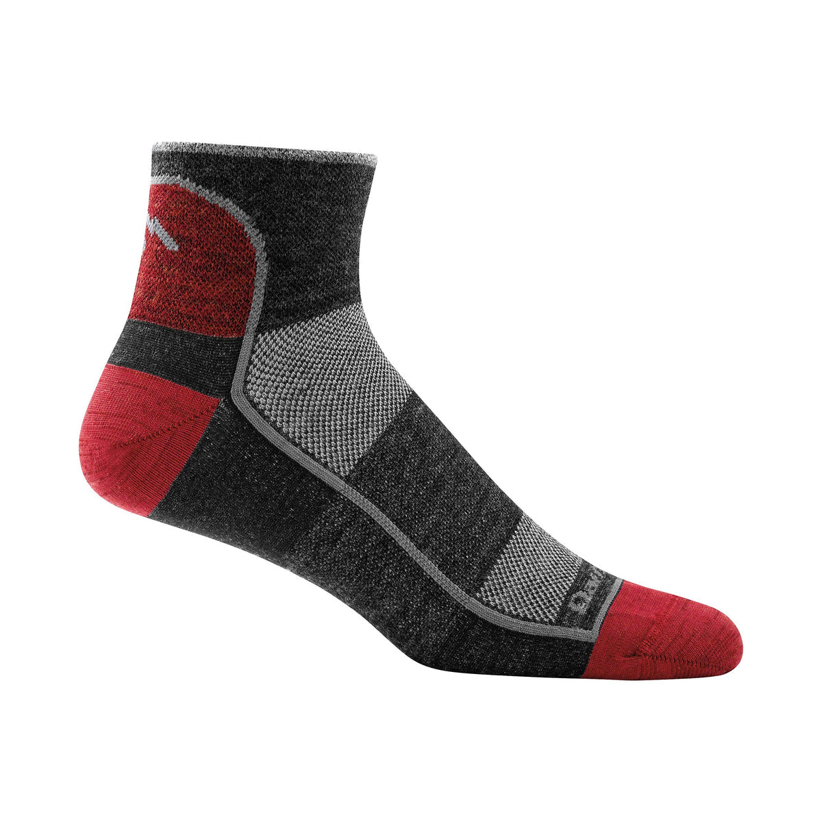 Darn Tough Mens Merino Wool Quarter Lightweight Running Seamless Socks M / Team Dtv – Lifetime Guarantee