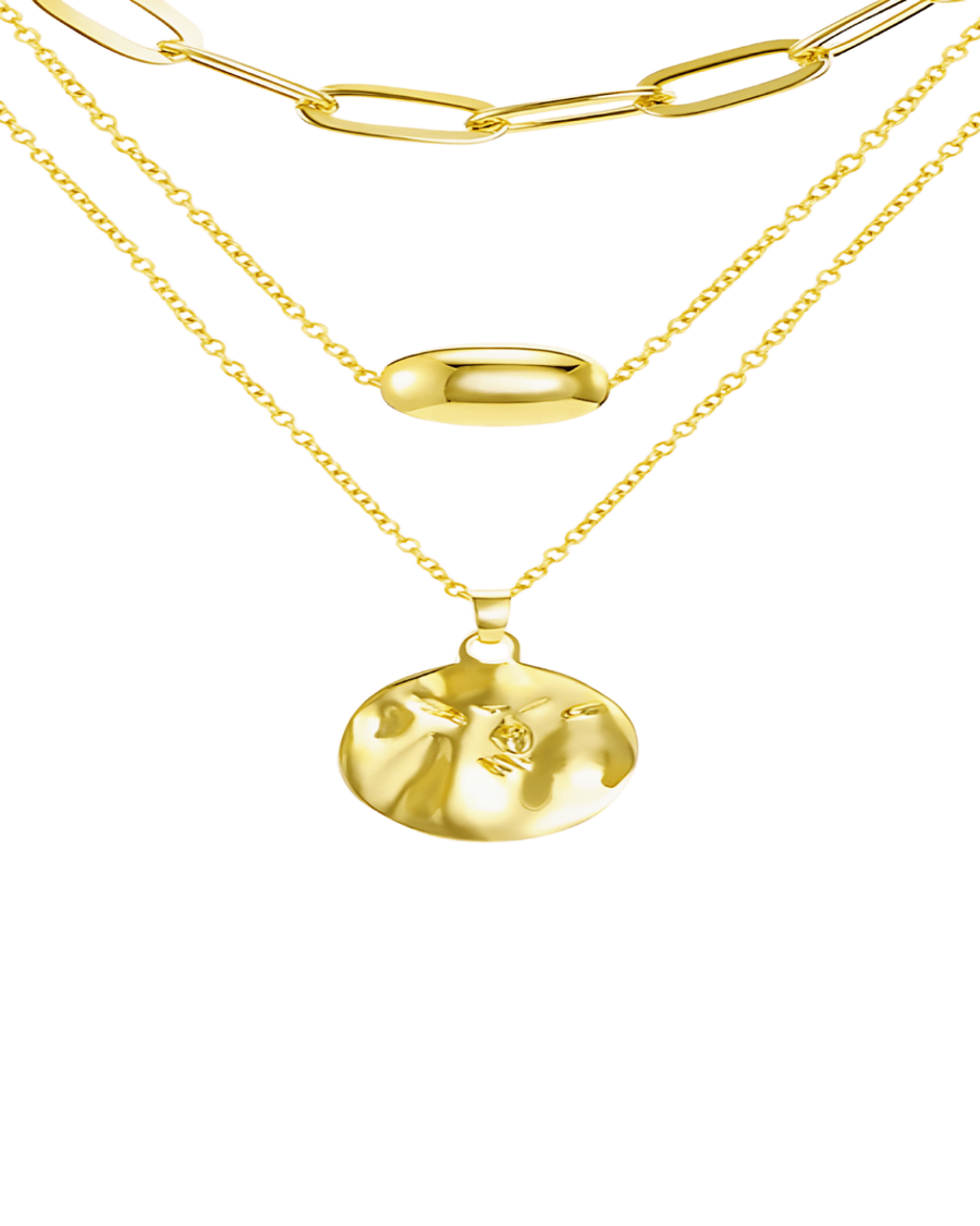 18K Gold Layering Necklace