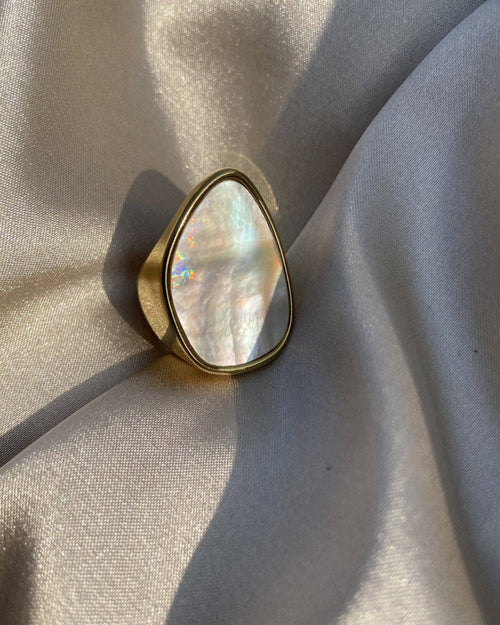 18K Shell Ring - Girls Decor