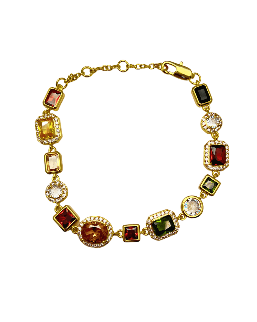 Silver Diamond Chunky Chain Bracelet - MASON CHUNKY CHAIN™ Diamond