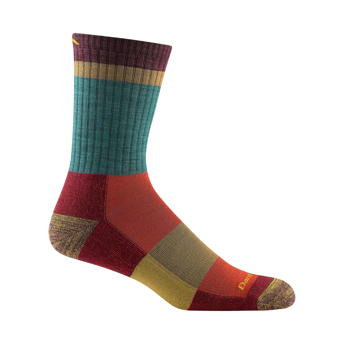 Darn Tough Mens Merino Wool Micro Crew Lightweight Seamless Hiking Socks M / Teal – Lifetime Guarantee