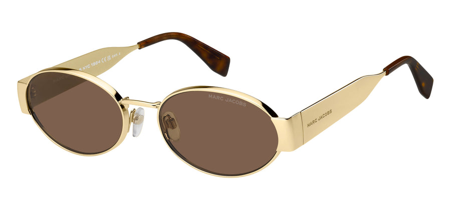 Marc Jacobs MARC 806/S 01Q/70 Woman Sunglasses Metal Gold Brown Round Normal
