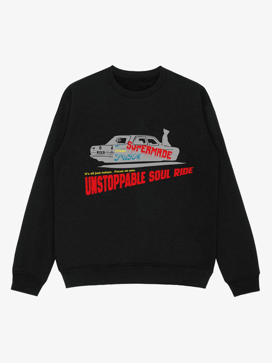 Unstoppable Soul Ride Graphic Sweatshirt - Black / M