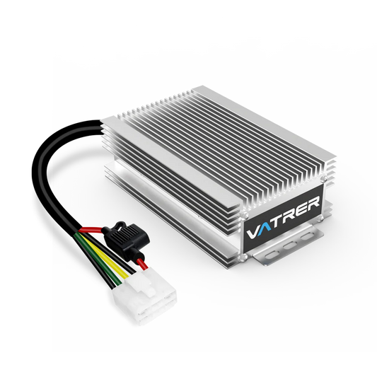 Vatrer 48V/72V to 12V Golf Cart Power Converter, 25A/335W DC to DC Voltage Reducer