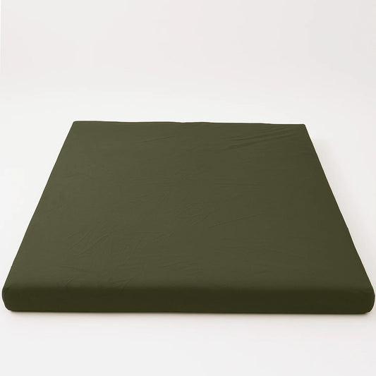 Cotton Waterproof Futon Mattress Cover (Pre-Order, ETA: Mar 2) - TWIN (41"x 81" inch) / Green Waterproof  Cover100% Bamboo Fabric