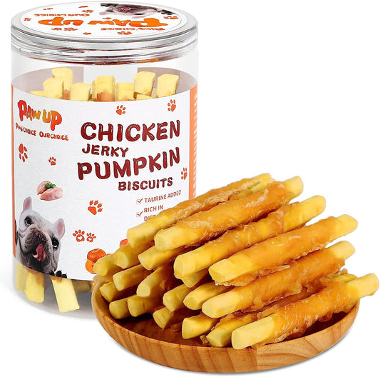 Chicken Wrapped Biscuits Pumpkin Sticks, 12.5 oz