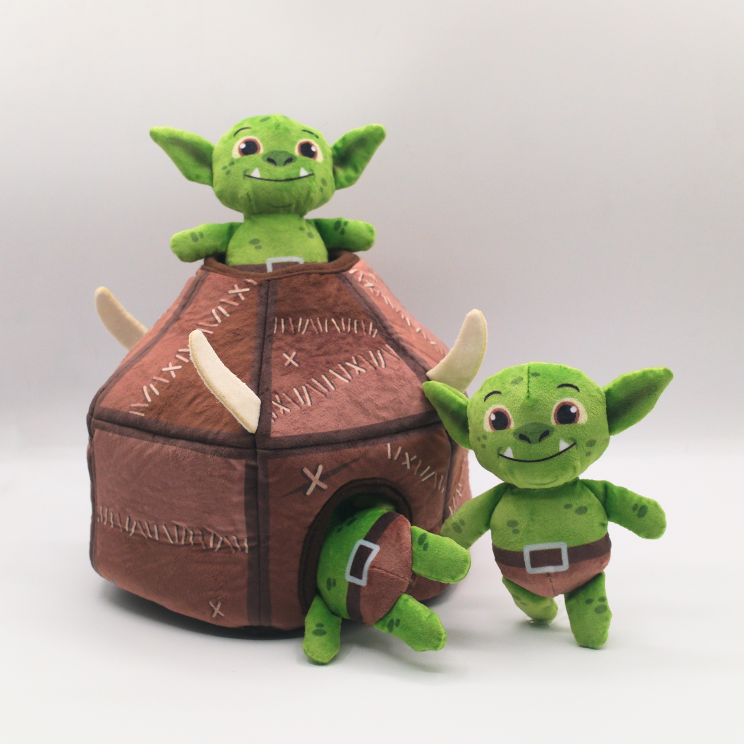 Goblin Camp Puzzle Plush Dog Toy - Medium
