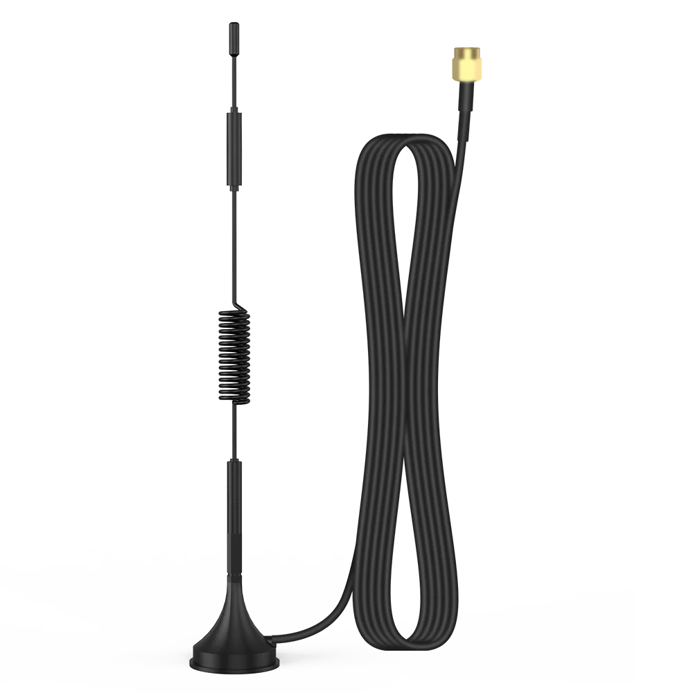 Dual Band WiFi 2.4/5.8GHz 18dBi SMA Antenna Suction Cup Antenna Bluetooth Signal Booster with 5Meters Cable for Vatrer Golf Cart Battery