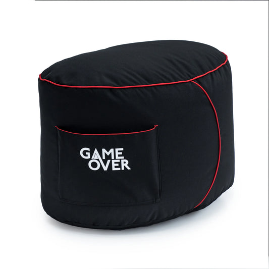 Video Gaming Bean Bag Footstool Indoor Beanbag Footrest Gamer Beanbags Leg rest - Fire Rune