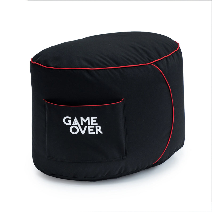 Video Gaming Bean Bag Footstool Indoor Beanbag Footrest Gamer Beanbags Leg rest - Fire Rune