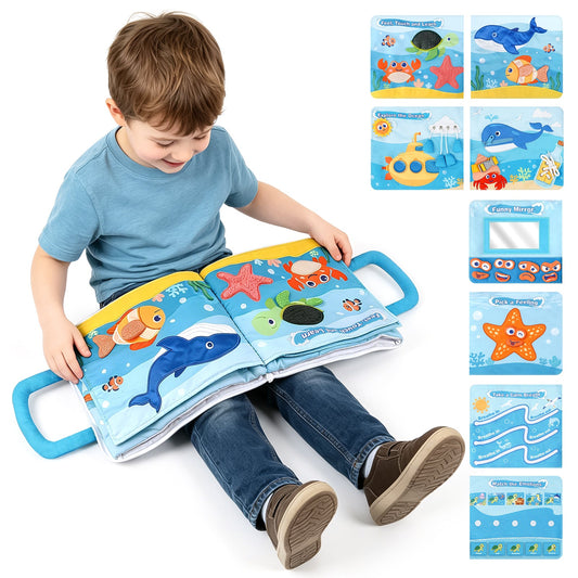 Weighted Calming Book, Sensory Toys for Toddlers | 3Lb