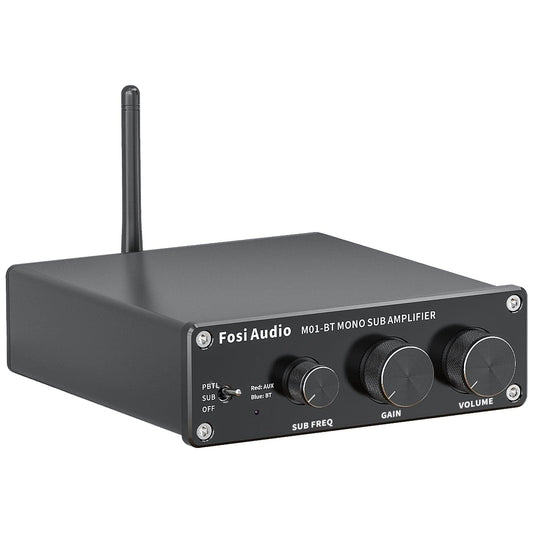 Fosi Audio M01-BT Bluetooth Subwoofer Mono Amp