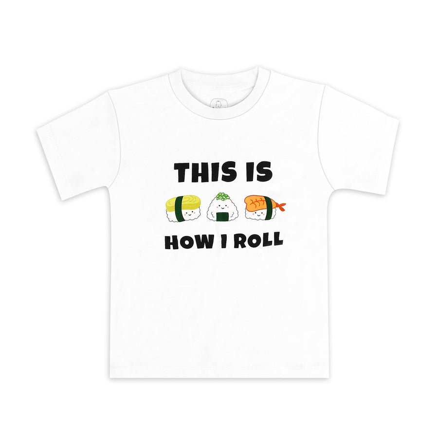 Organic Cotton Toddler Kid’s T-Shirt - Sushi | Size: 3 - 4Y