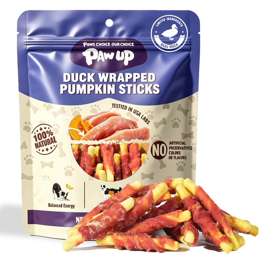 Duck Wrapped Pumpkin Dog Treats, Rawhide-Free Chews for Dogs, 10.6 oz
