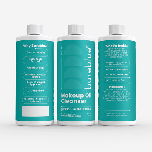 Bareblue Makeup Oil Cleanser Squalane Jojoba Rosehip 4 fl oz