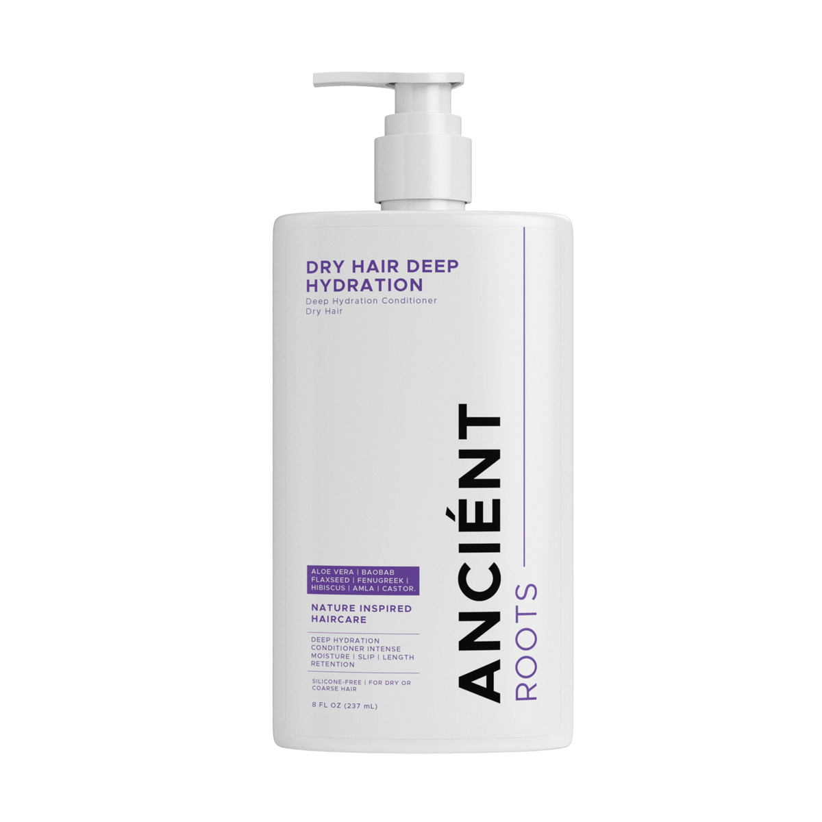 Ancient Roots Deep Hydration Conditioner for Dry Hair, Rich Conditioner, Silicone Free Conditioner for Coarse Hair, 8 Fl Oz