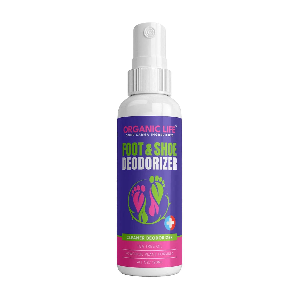 Organic Life Foot and Shoe Deodorizer Spray - Odor Control | Personal Hygiene