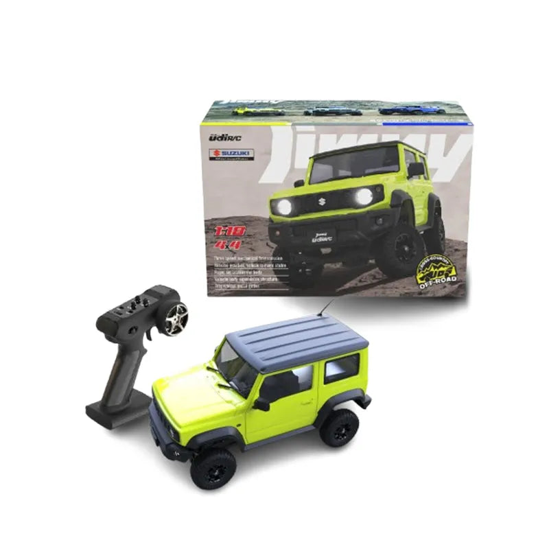 UDIRC UCX2402 Suzuki Jimny 1/18 Scale 2.4G 4WD RTR 15 km/h RC Rock Crawler - US Only