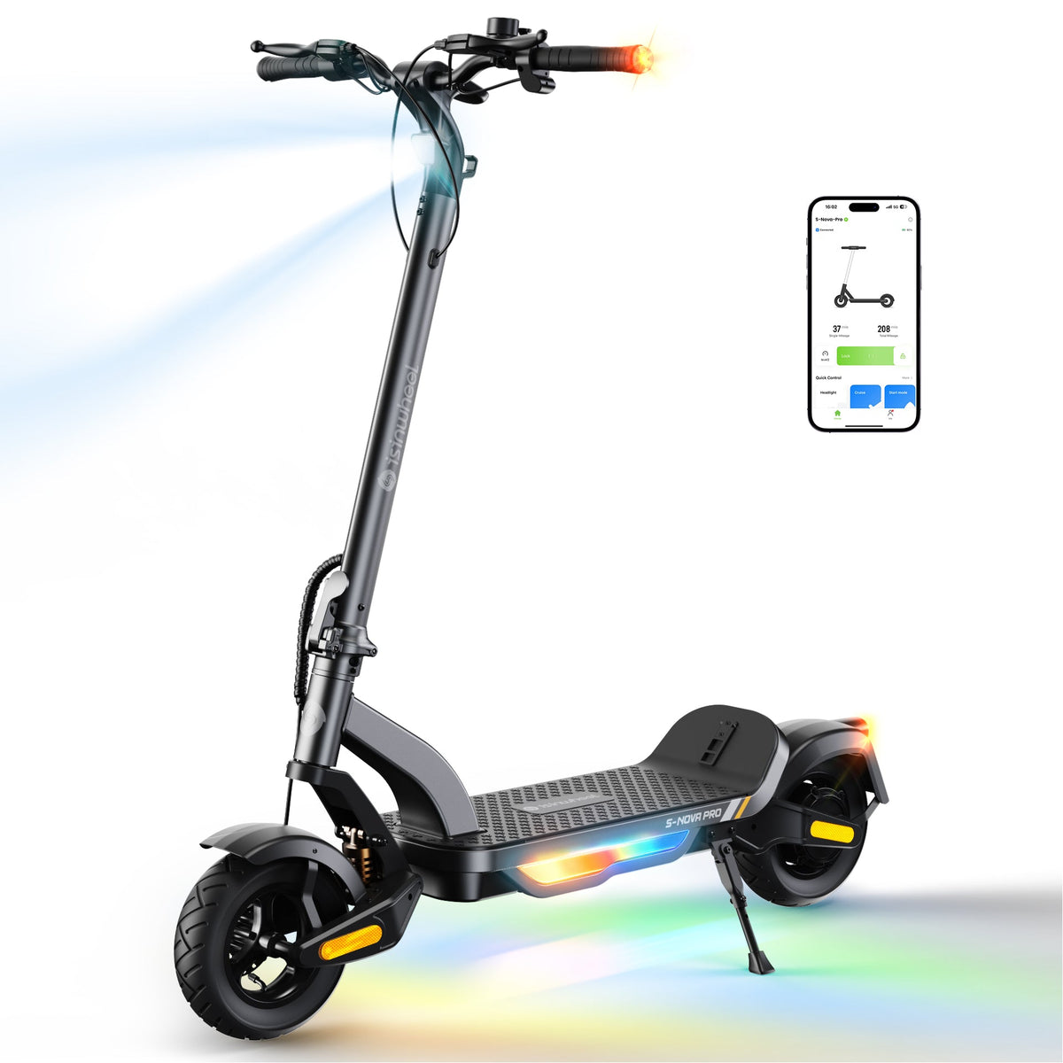isinwheel® S-nova Pro Electric Scooter - S-nova Pro Grey / 1