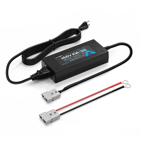 Vatrer 14.6V 10A Intelligent AC-DC Charger for 12V Lithium Iron Phosphate EU