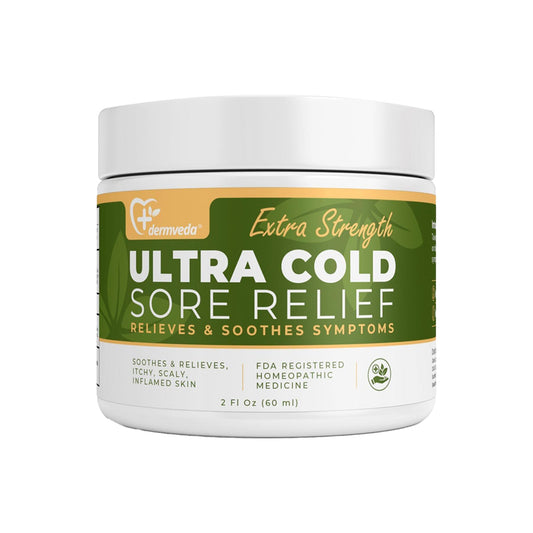 Dermveda Cold Sore Relief | Healing Cream for Fever Blister Treatment