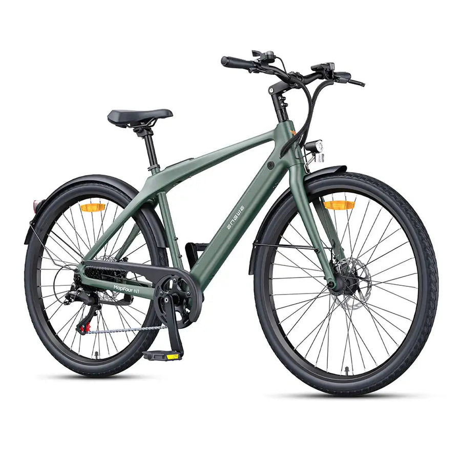 Engwe MapFour N1 Air 250W Carbon Fiber City Electric Bike with Torque Sensor and 36V 10Ah Battery