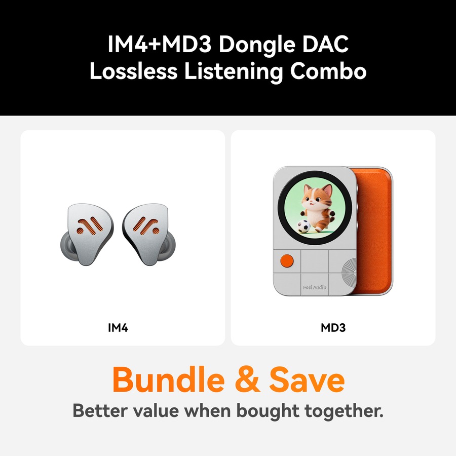 Fosi Audio MD3 MagDac Portable DAC & Headphone Amplifier - Lossless Listening Combo - Galaxy