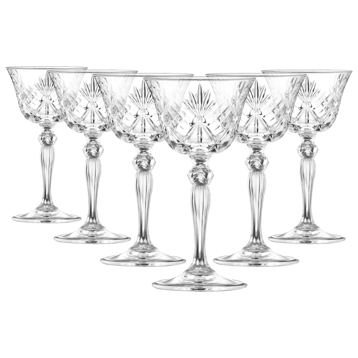 Melodia Glassware Collection - Champagne Saucers