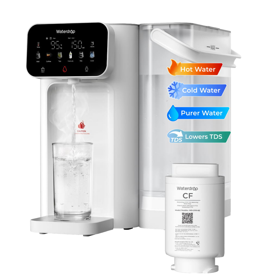 Waterdrop Instant Hot and Cold Countertop Water Filter Dispenser CT01